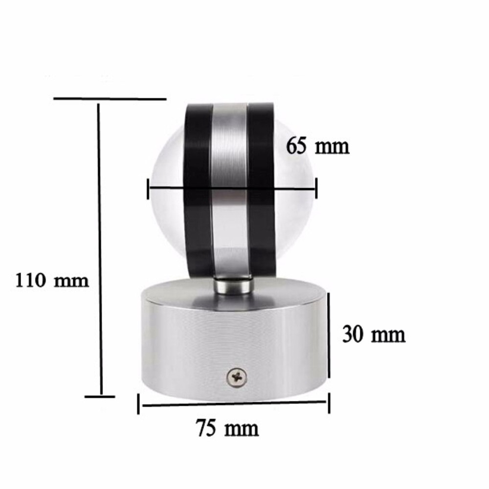 Đèn Led Gắn Tường 6w Trang Trí Phòng Khách