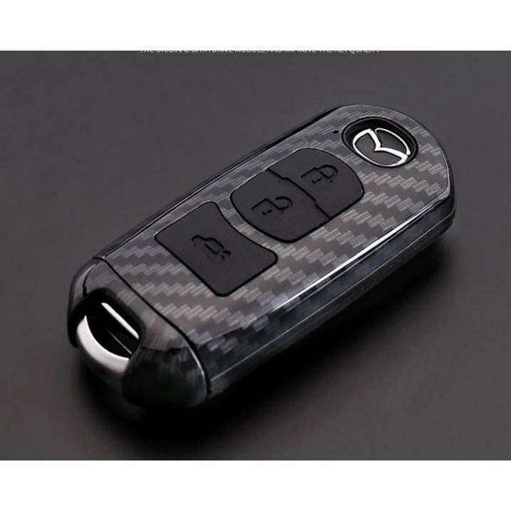 ốp chìa khóa Carbon Mazda 3/ mazda 6/mazda 2