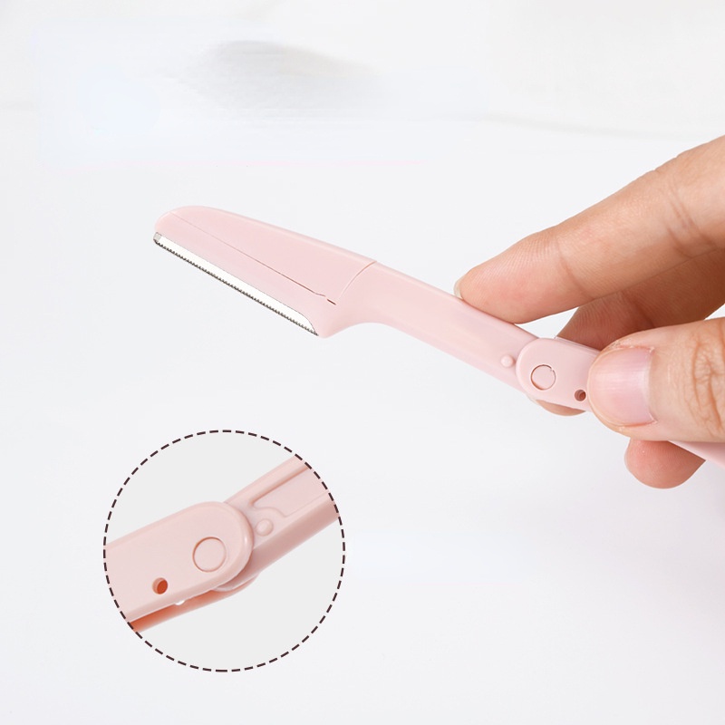 Dao Cạo Lông Mày Dễ Dàng Gấp Mở Tiện Dụng Cho Nữ
