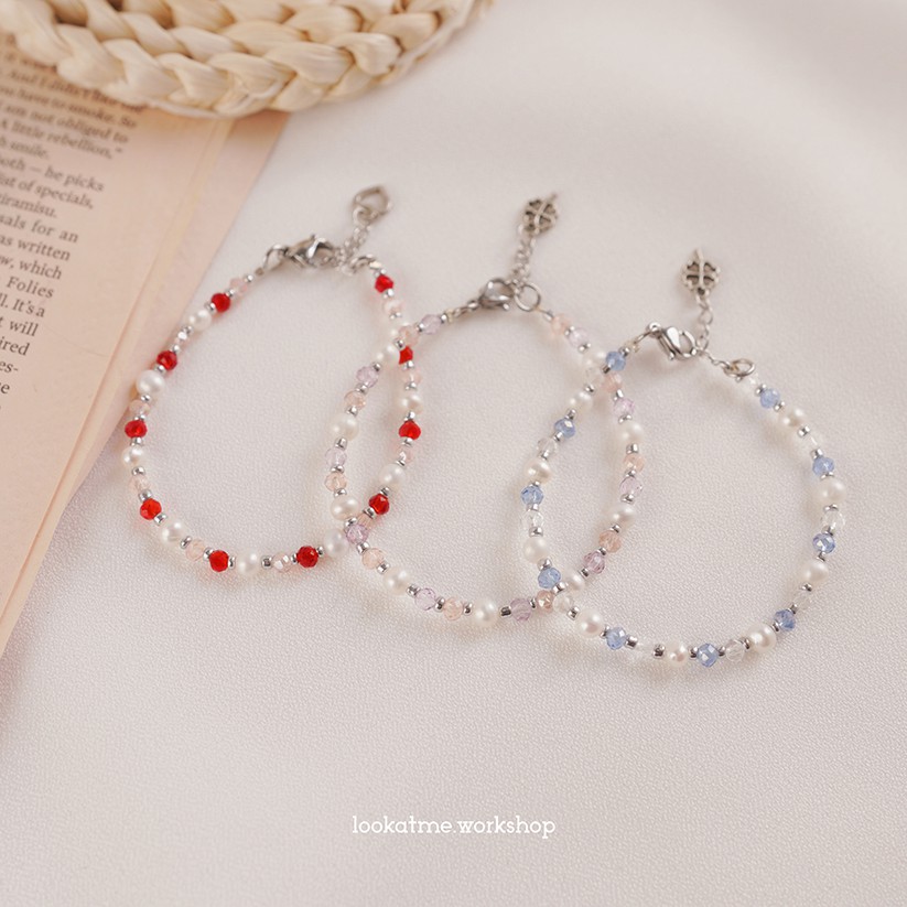 Vòng tay chuỗi hạt lookatme Ruby