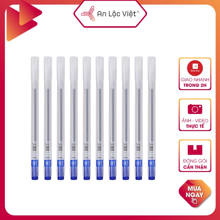 Set 5 Bút Mực Gel Resun JH5110H-1 Nhiều Màu, Nét Mực Trơn Mượt Thích Hợp Ghi Chép