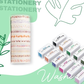 Cuộn băng dán Washi trang trí sổ DIY