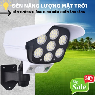 Đèn năng lượng mặt trời , đèn led  hình camera chống trộm có điều khiển từ xa siêu tiện lợi ATILA SHOP