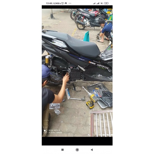 CHE KÉT NƯỚC NHÔM CNC SƠN TĨNH ĐIỆN CHO NVX