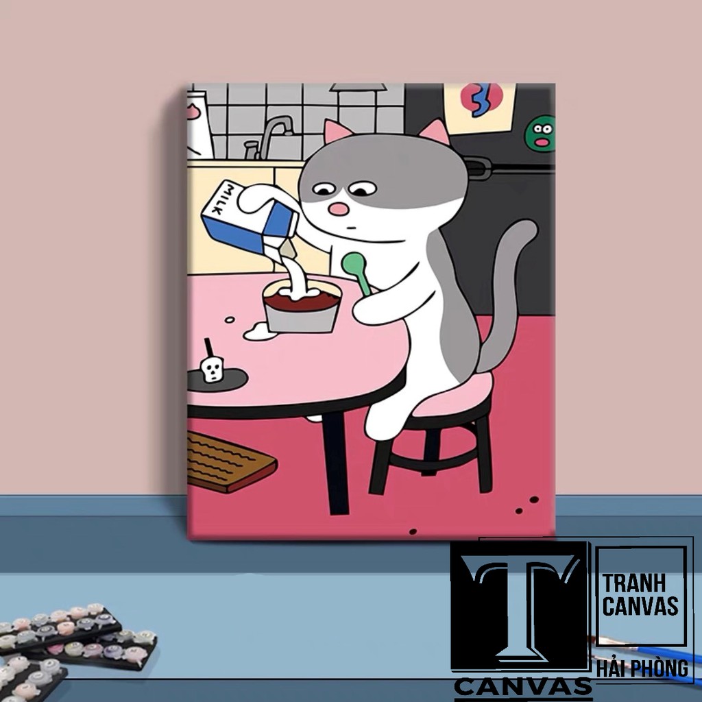 Tranh canvas treo tường, tranh phim hoạt hình ngộ nghĩnh, phong cách, swag HH42-53