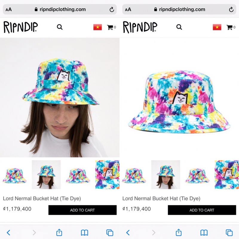 [Mã WASKT304 giảm 15% tối đa 30K đơn 99K] Bucket hat R|PnD|P xuất xịn (Unisex)