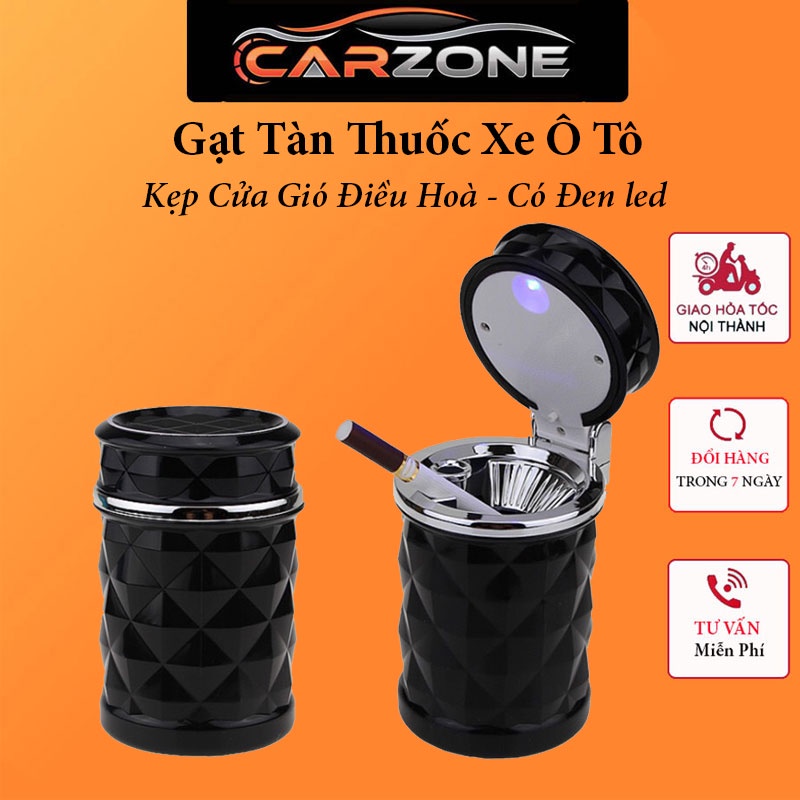 Gạt Tàn Thuốc Xe Hơi,Ô Tô - Có Đèn Led Vô Cùng Tiện Lợi Sang Trọng  CARZONE.TOP