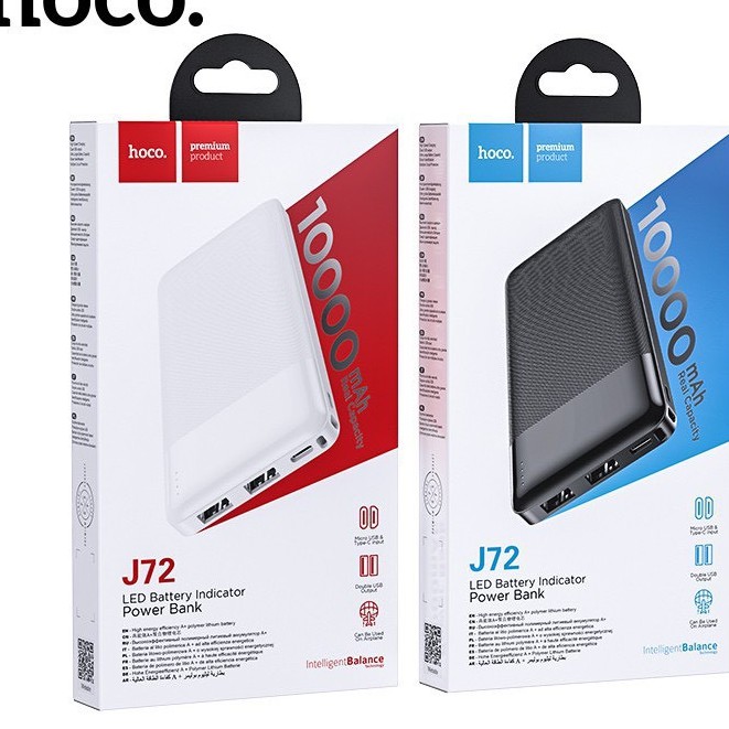 [freeship] Pin Dự Phòng Chính Hãng HOCO J72-10.000mAh-HOCO J72 không dây mini sạc dự phòng 10000 sạc