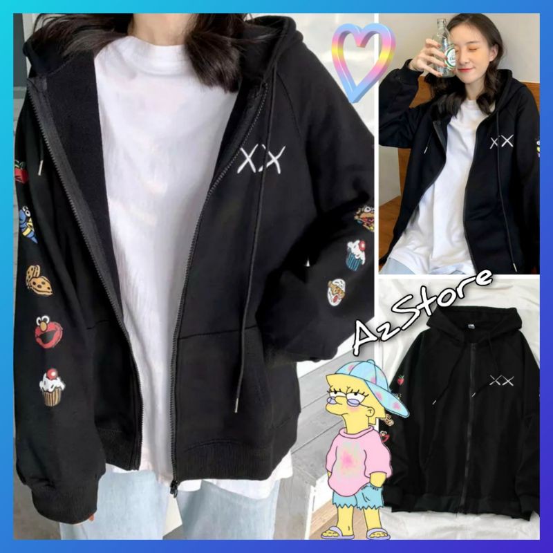 AZ028 👫𝗟𝗼𝗮̣𝗶 𝗱𝗮̀𝘆🌿 áO KHOÁC NỈ HOODIE. ÁO HOOIDE DÂY KÉO NAM NỮ