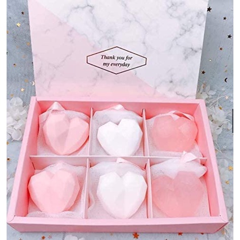 Khuôn Silicone Làm Bánh Tạo Hình Trái Tim 3D Độc Đáo Tiện Dụng Cho Mẹ/ Love 6