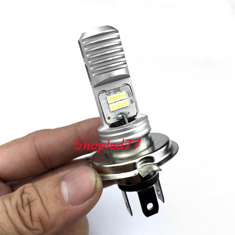 Bóng Pha LED Osram- Wave siêu sáng - Chân H4 Chạy Điện Bình Điện Máy