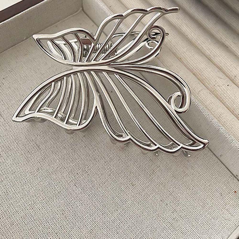 Kẹp Tóc Kim Loại Hình Cá Mập Phong Cách Hàn Quốc Cho Nữ