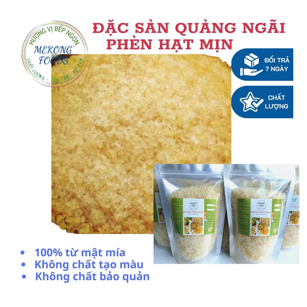 Đường phèn vàng loại mịn - nhà quê