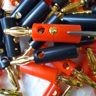 2 Jack Bắp Chuối đầu đực  mạ vàng (đen đỏ)