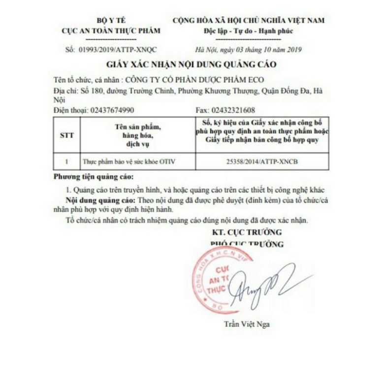 [Chính hãng] Otiv Thiếu Máu Não, Đau Nữa Đầu, Mất Ngủ - Hộp 30 viên Có tem tích điểm - Tuần hoàn não từ thảo dược