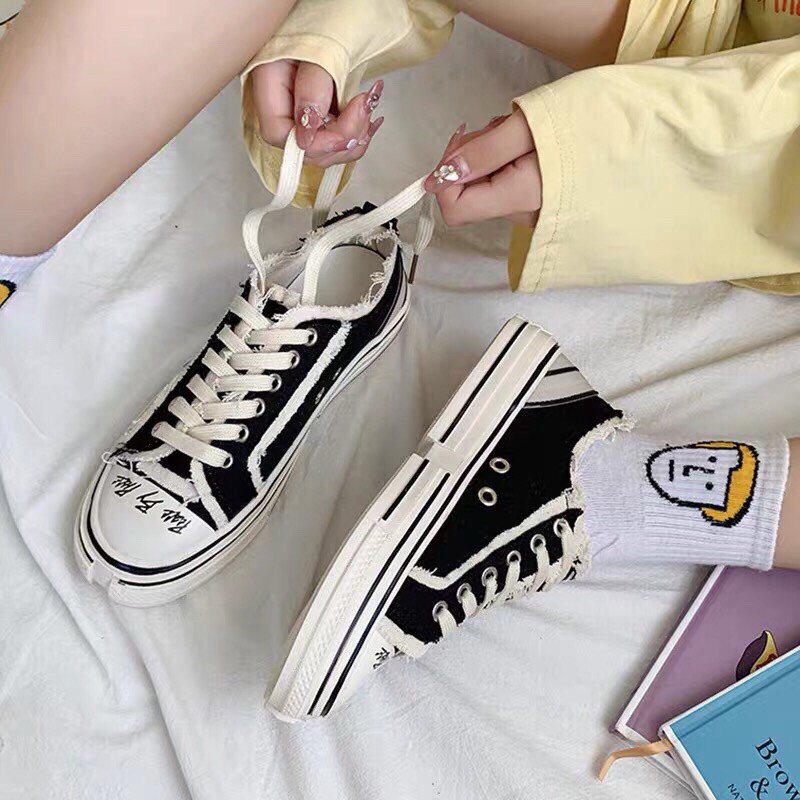 Giày thể thao nữ , sneaker phiên bản mới kiểu rách cá tính năng động - CT286