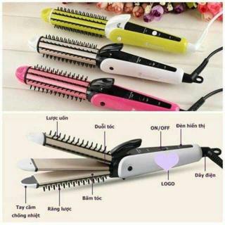 Máy Duỗi Tóc Nova 3in1 - Uốn Duỗi Xoăn Tóc