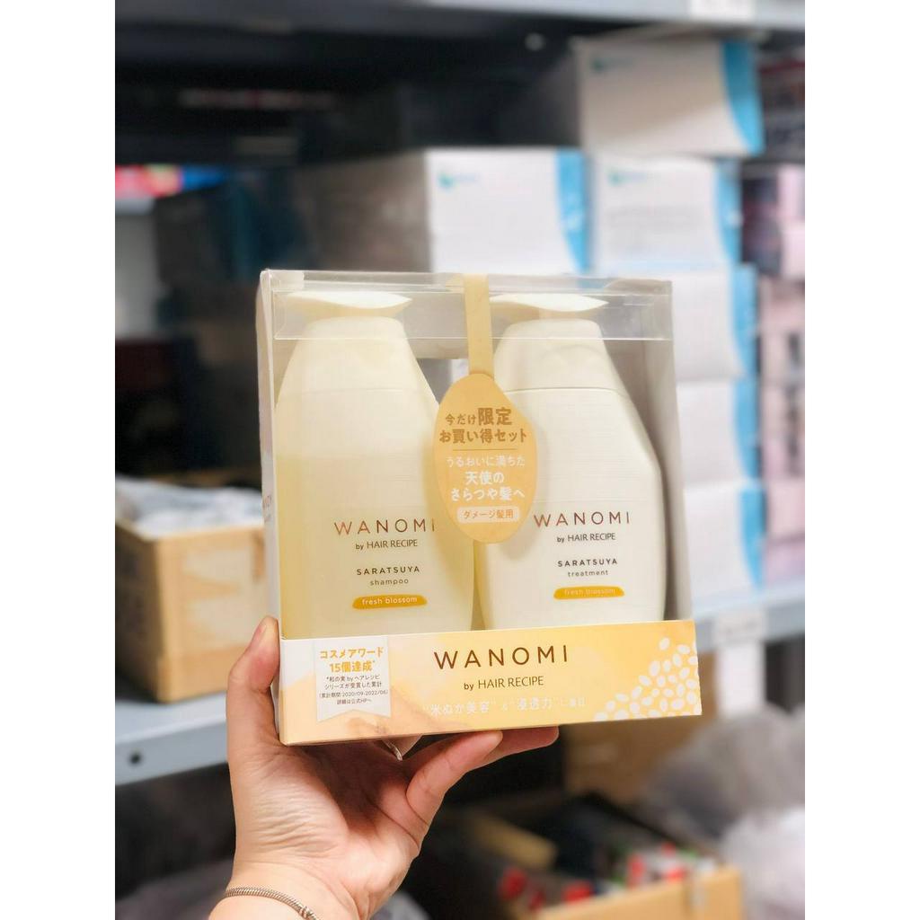Bộ dầu gội xả Wanomi Hair Recipe Urutsuya 350ml