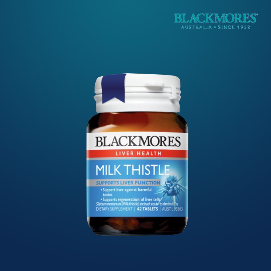 Thực Phẩm Bảo Vệ Sức Khỏe Blackmores Milk Thistle Hỗ Trợ Sức Khỏe Gan 42 Viên