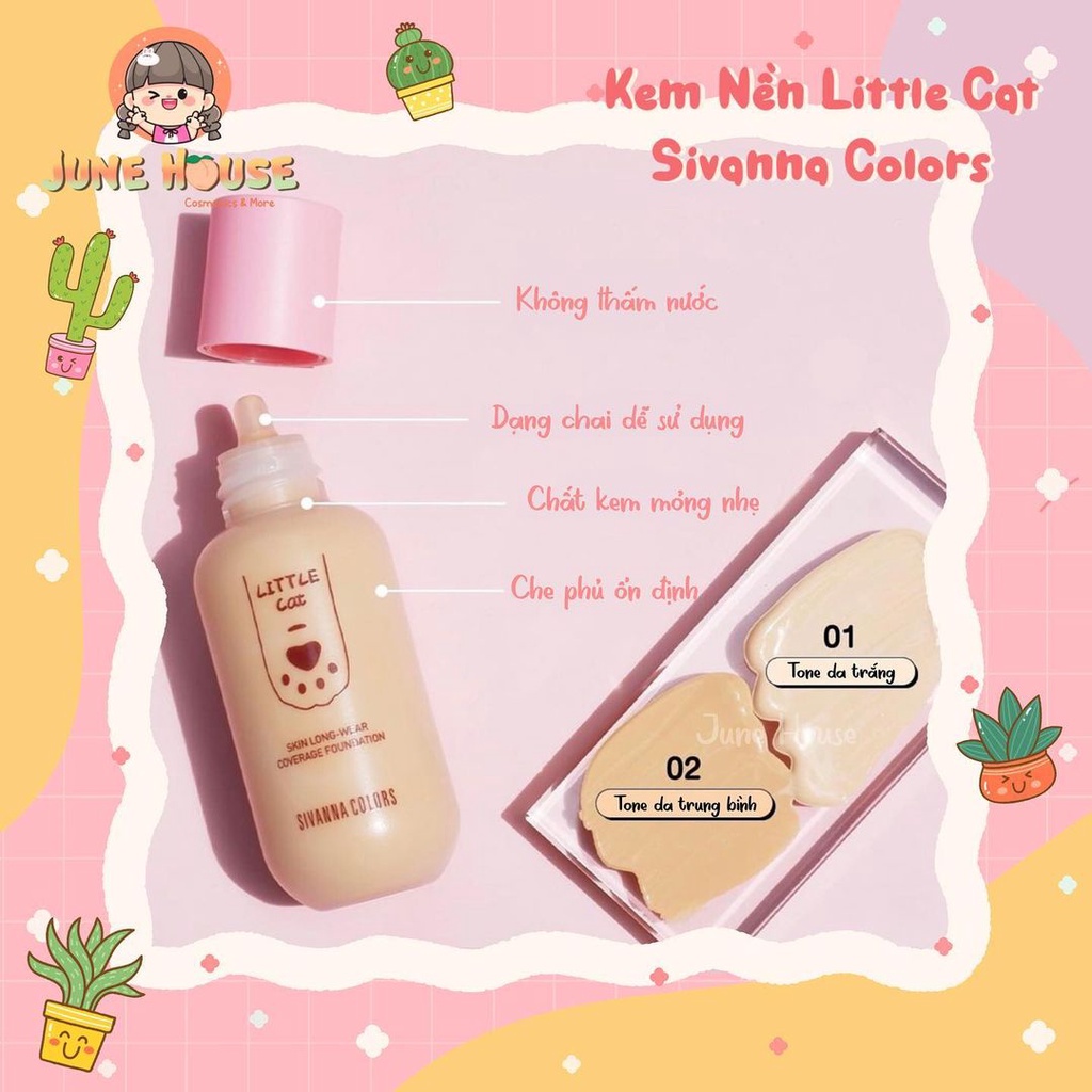 Kem nền Little Cat từ Sivanna