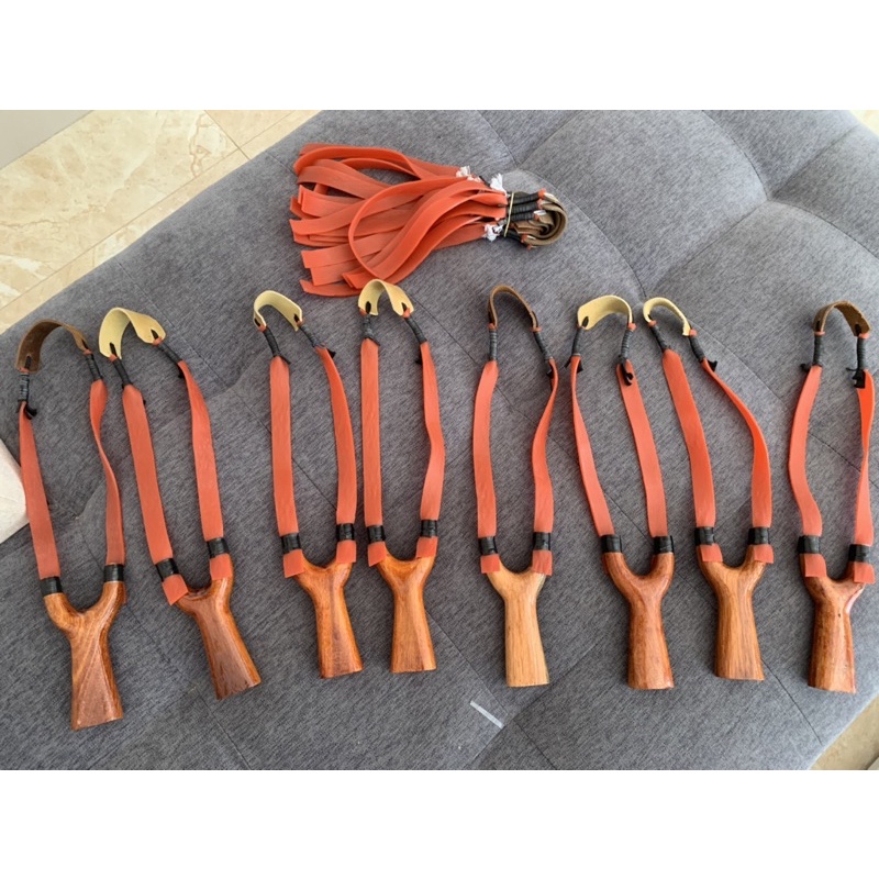 Ná gỗ bắn đá thun dày 2mm (thun lào)cột sẵn y hình