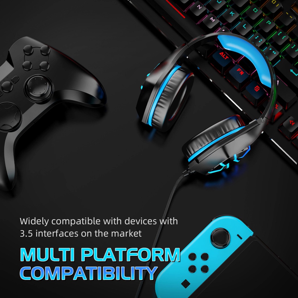 Tai nghe chơi game FullBox cao cấp,led đổi màu siêu đẹp, mic Bass HD khử ồn, nghe nhạc, xem phim cực chất - BH 6 THÁNG