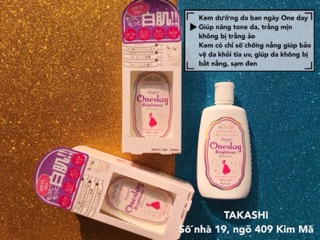 Kem trắng da face&body ONE DAY