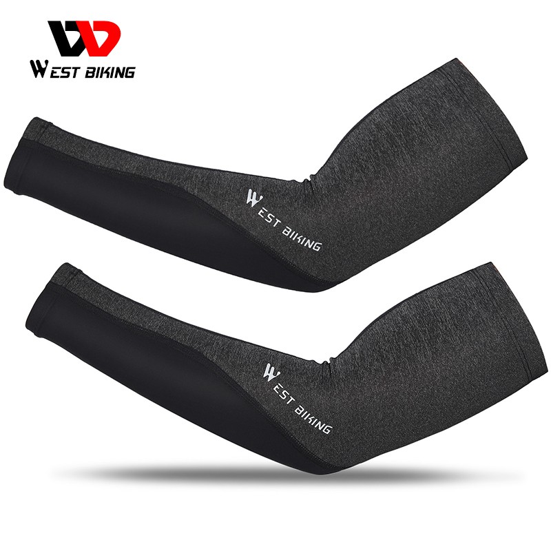 Găng tay WEST BIKING làm mát chống tia UV bảo vệ nam nữ khi đi xe đạp / tập thể thao ngoài trời vào mùa hè