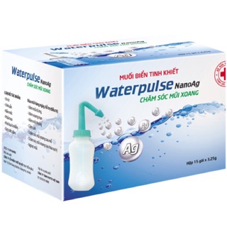 Muối rửa mũi nano bạc hộp 15 gói