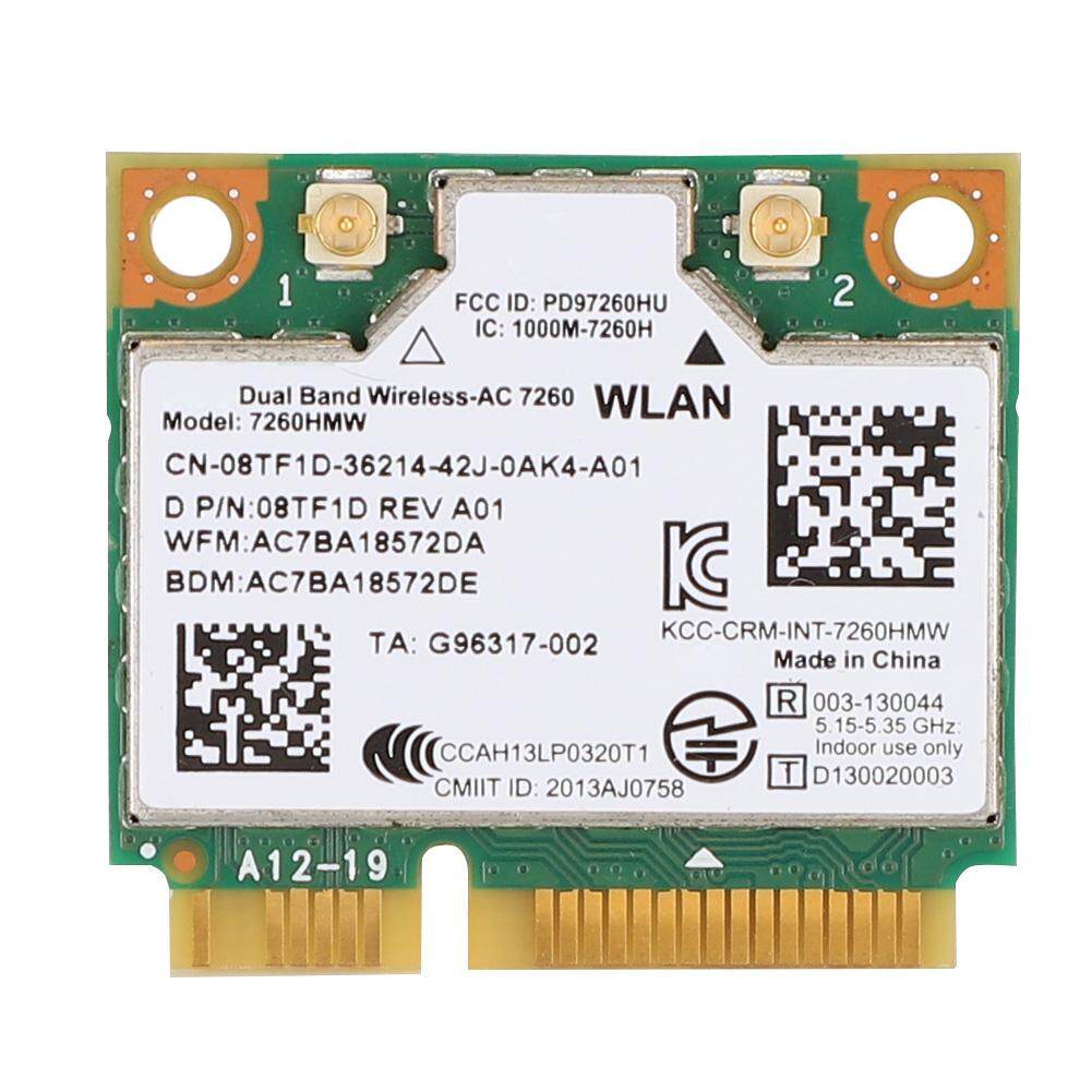 Card wifi 7260HMW băng tần kép - Intel® Wireless-AC 7260 (Mini PCI-3027)