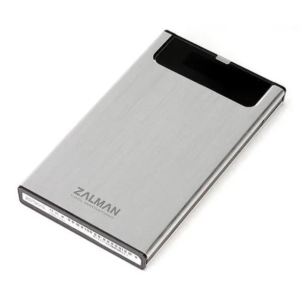 Hộp Và Dock HDD Zalman HE130 Silver -USB 3.0 Aluminium External HDD Box