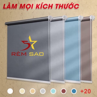 Rèm Cuốn Che Nắng (LẮP CÓ KHOAN) Cửa Sổ Văn Phòng Cản Sáng 100% Xuất Xưởng - REM5SAO
