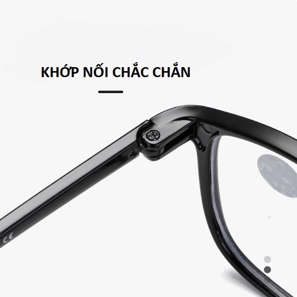 Kính viễn thị giành cho nam nữ tuổi trung niên thiết kế nhựa dẻo TR90 nhẹ, bền mã 8011