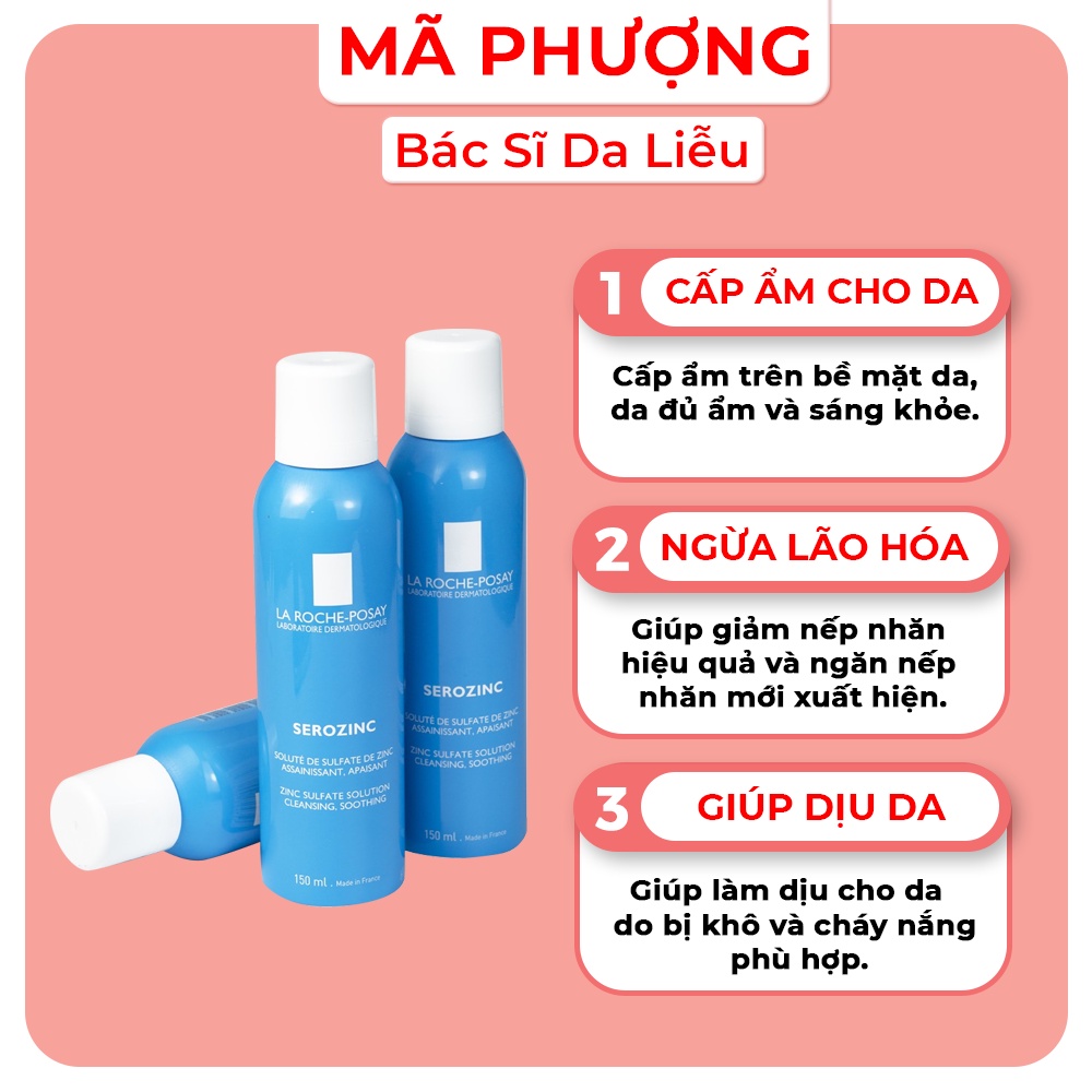 Xịt Khoáng Giúp Làm Sạch Và Dịu Da La Roche-Posay Serozinc