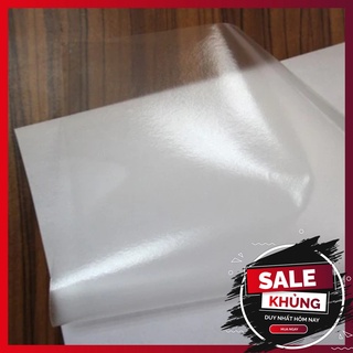 Xấp 10 tờ Decal A4 trong suốt dùng dán lên sản phẩm,văn bản, hình ảnh giúp bảo vệ chống thấm (10 tờ)