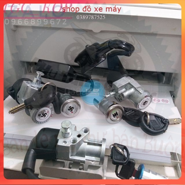 Khóa 2 , 4 ,6 cạch gắn DREAM thái ,xe super DREAM việt nam ( giá 1 bộ khóa trước & sau ) .. phụ tùng