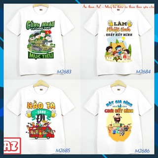 (SALE 50%) 4 Mẫu Áo thun Team Building du lịch biển - Áo nhóm mùa hè đẹp