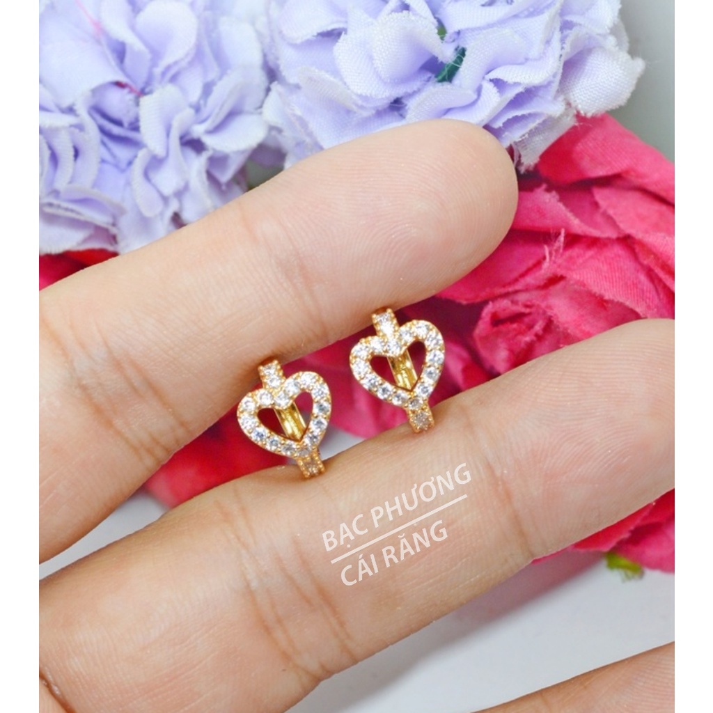 Bông tai Mạ Vàng 18K Thời Trang Nữ Siêu Bền