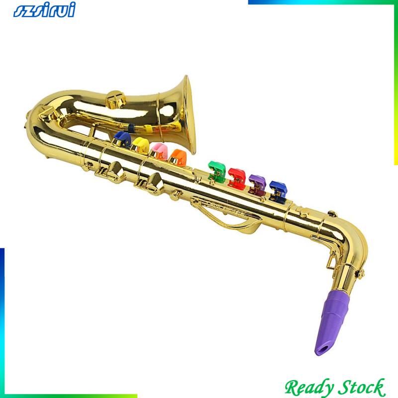 Kèn Saxophone Đồ Chơi 8 Nốt Nhạc Giáo Dục Cho Bé