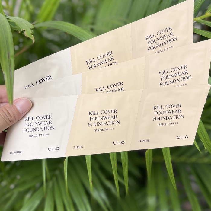Phấn Nước clio Kill Cover Founwear set Kèm Lõi Và Che Khuyết Điểm