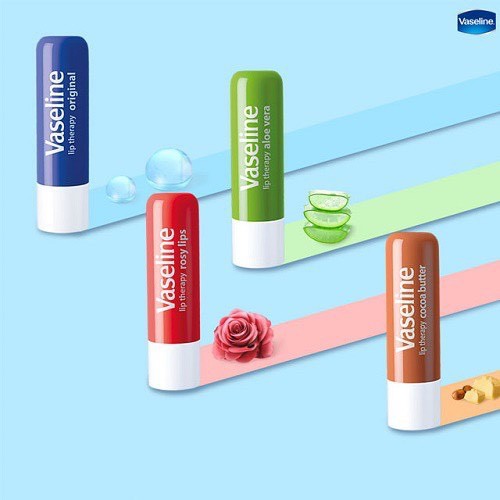 Son Dưỡng Vaseline Thỏi - Son Dưỡng Môi Vaseline Lip Therapy Dưỡng Ẩm 4.8g