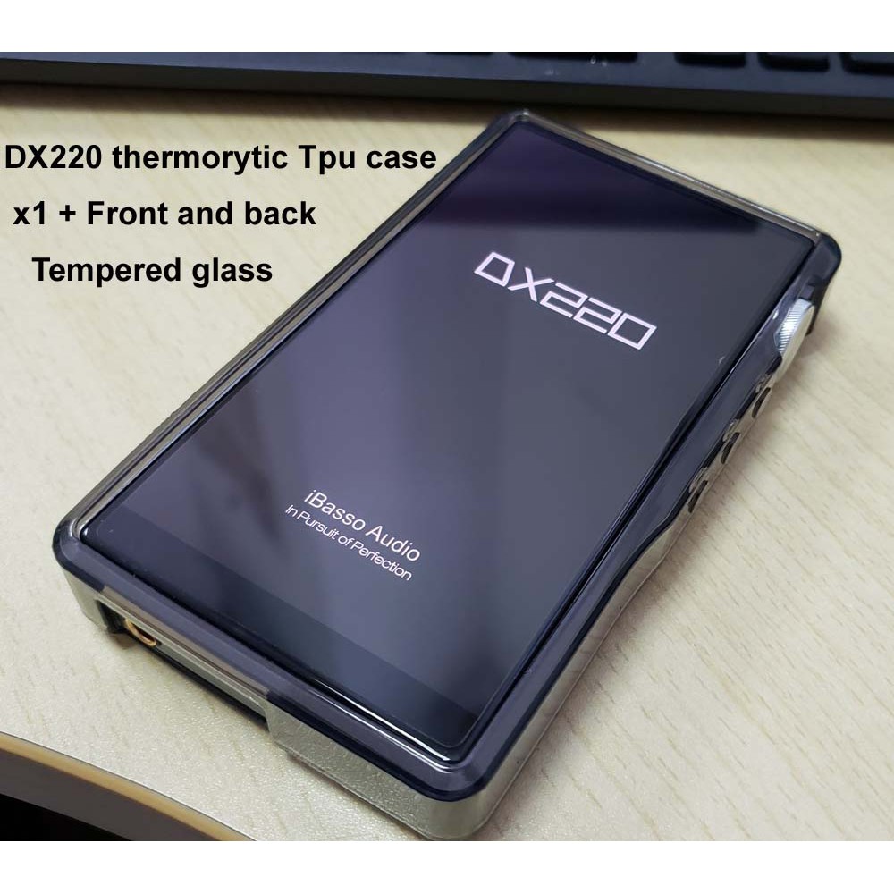 Ốp Điện Thoại Tpu Trong Suốt Kèm Kính Cường Lực Bảo Vệ Màn Hình Trước Và Sau Cho Xiaomi DX220 DX220