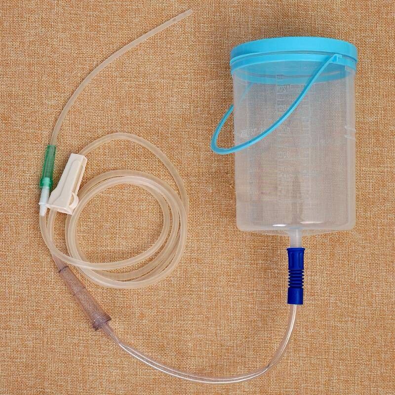 Barrel Enema Bag Gesen Coffee Intestine Bowel Hydrotherapy Device with 10 Tube Hygiene Product Household