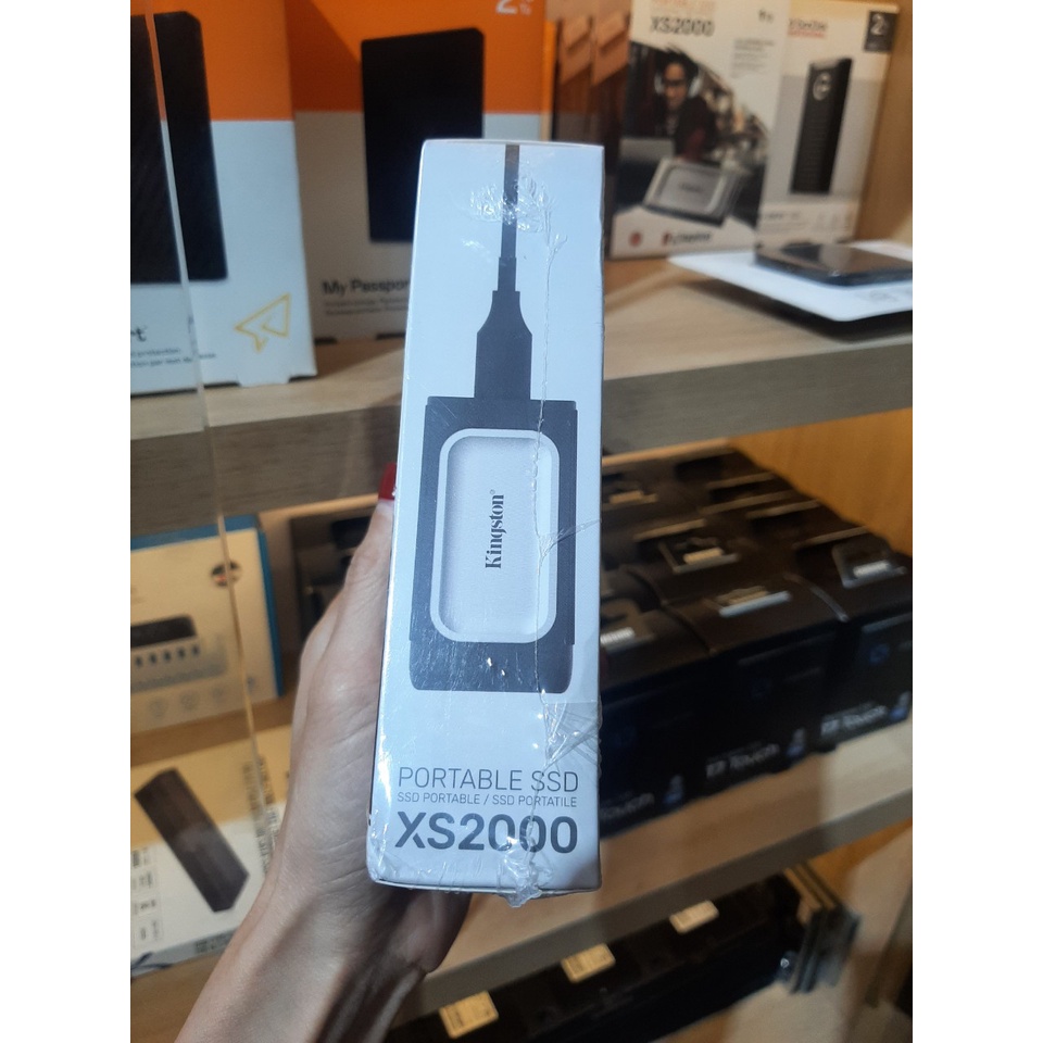 Ổ cứng di động SSD Kingston XS2000 - 500GB / 1TB / 2TB - Bảo hành 36 tháng