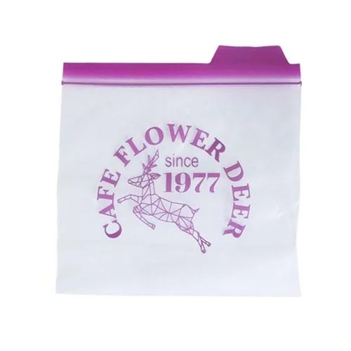 Daiso Túi trữ đông Cafe Flower Deer 169×160mm 15pcs