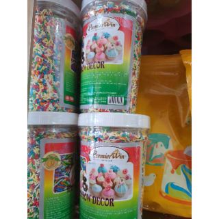 Cốm màu trang trí bánh 500gr-hsd:2025