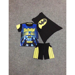 Bộ cotton Batman bé trai 3 chi tiết