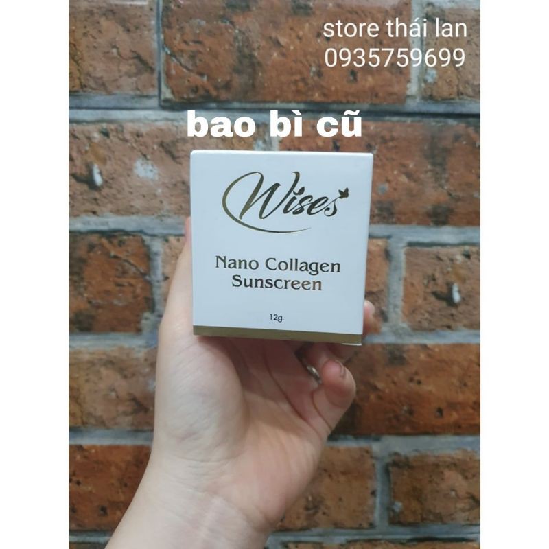 [CHÍNH HÃNG] Kem chống nắng Wise Nano Collagen thái lan