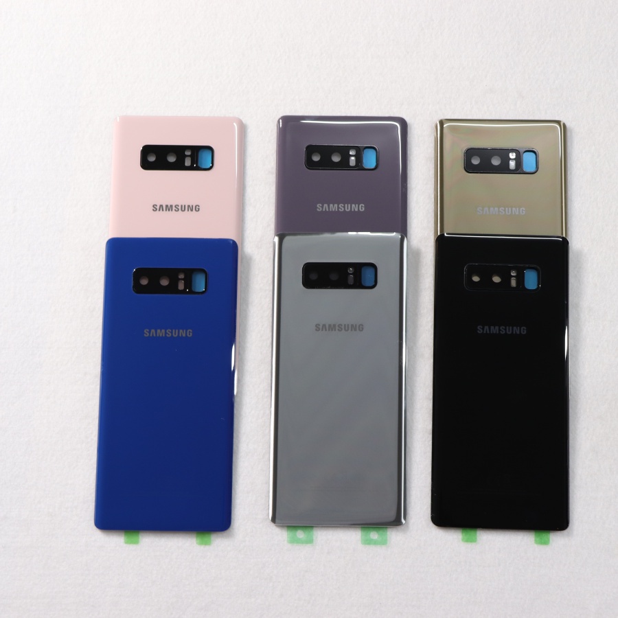 Nắp Kính Lưng Nắp Đậy Pin Samsung Galaxy Note 8 Chính Hãng Với ống kính máy ảnh