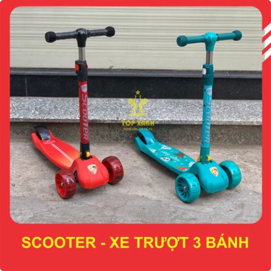 Scooter trẻ em bánh PU, sơn phủ nghệ thuật (graffiti) - 618